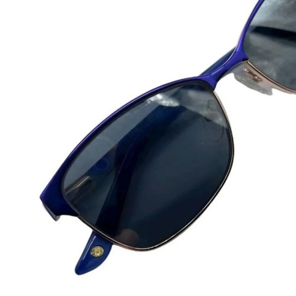 Bulova Nairobi Royal Blue Gold Top Rim  Eyeglasses Sunglasses